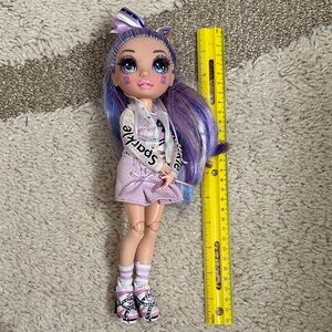 Sparkle Kids Doll with Purple Hair
